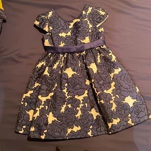 Party dress navy floral